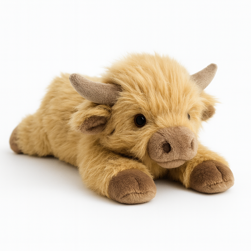 Weighted JUMBO Highland Cow Plushy